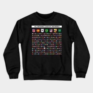 All flags of the world Crewneck Sweatshirt